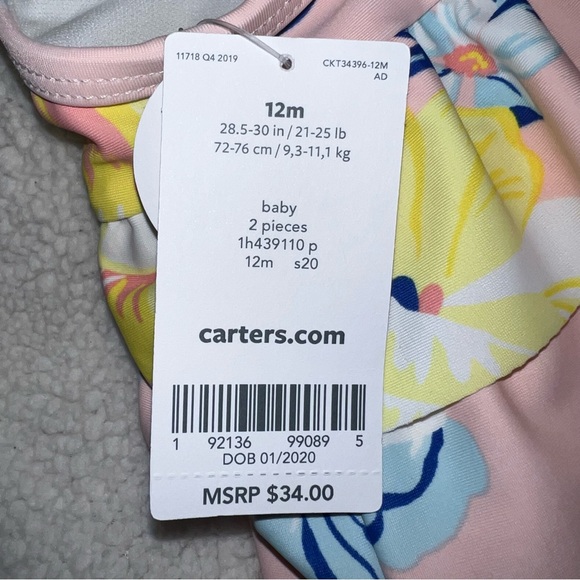 🆕NWT Carters baby swimsuit size 12 months - Picture 4 of 5